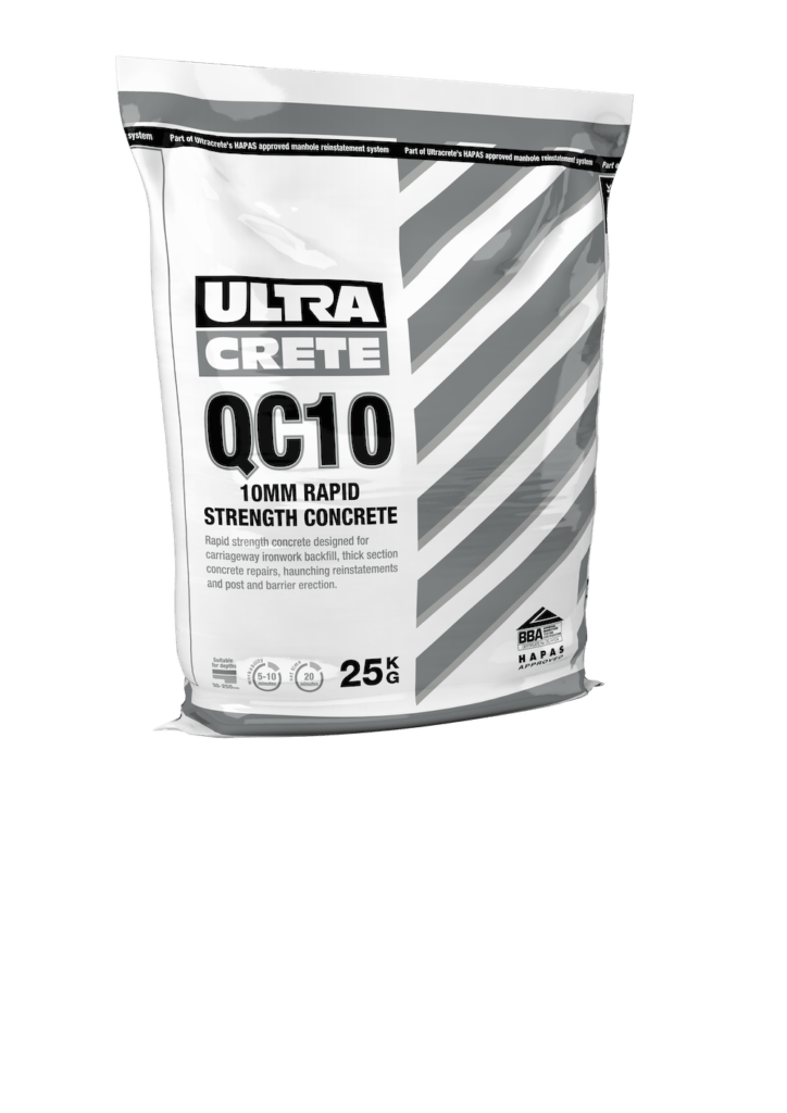 UltraCrete QC10 - 10mm Quick Set Concrete 25kg Bag