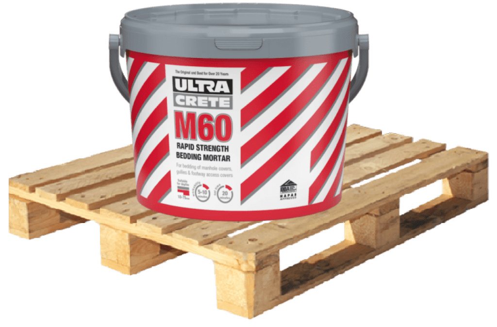 UltraCrete M60 - Rapid Strength Bedding Mortar 25kg Tub - Pallet Deal