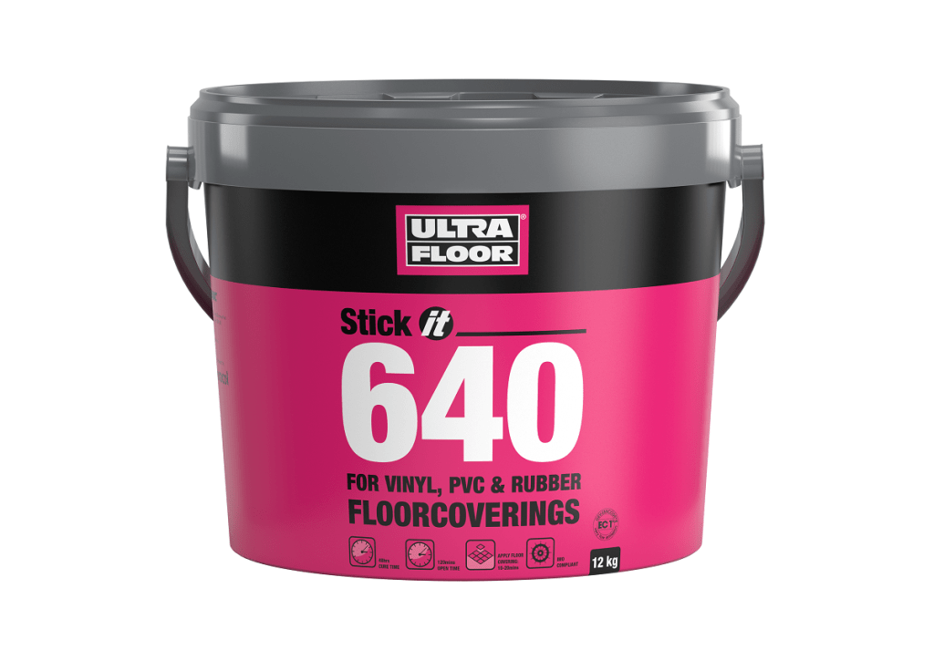 UltraFloor Stick It 640 Vinyl & PVC Adhesive - 12kg