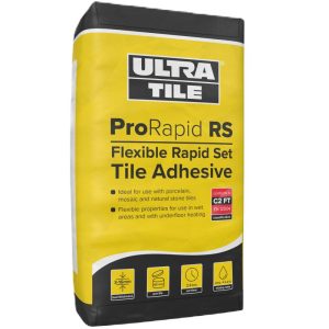 Ultratile Prorapid Rs – Flexible Rapid Set Tile Adhesive 20kg