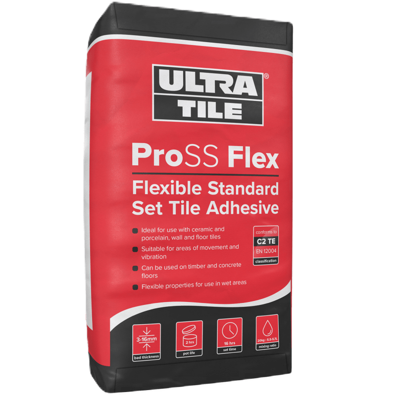 UltraTile ProSS Flex Flexible Standard Set Tile Adhesive