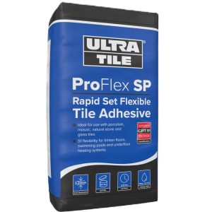 Ultratile Proflex Sp – Rapid Set Flexible Tile Adhesive 20kg